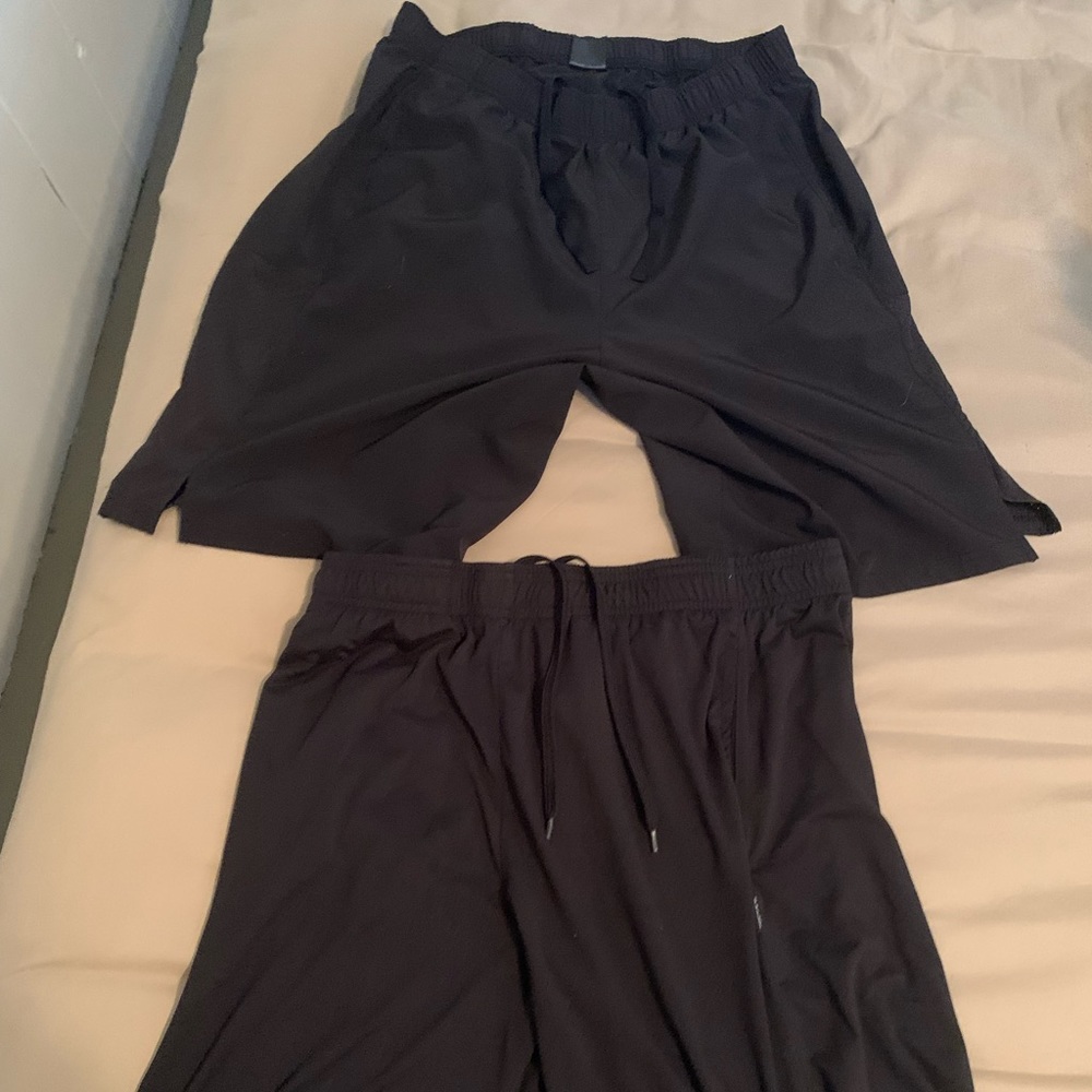 Jockey Athletic Shorts 2-pack— Black